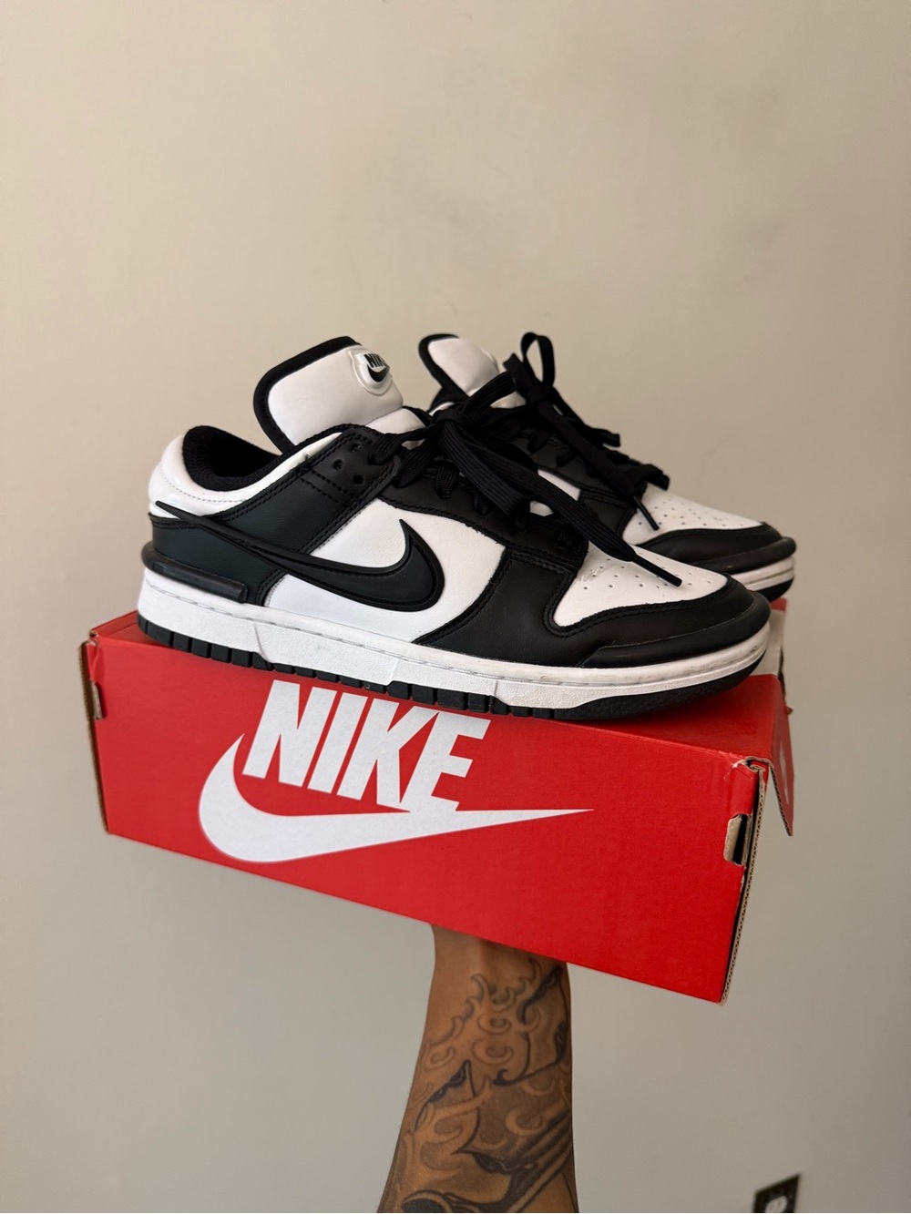 Nike Women’s Dunk Low Twist — Black and White